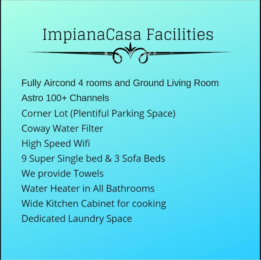 Impianacasa Kluang Homestay Exterior photo